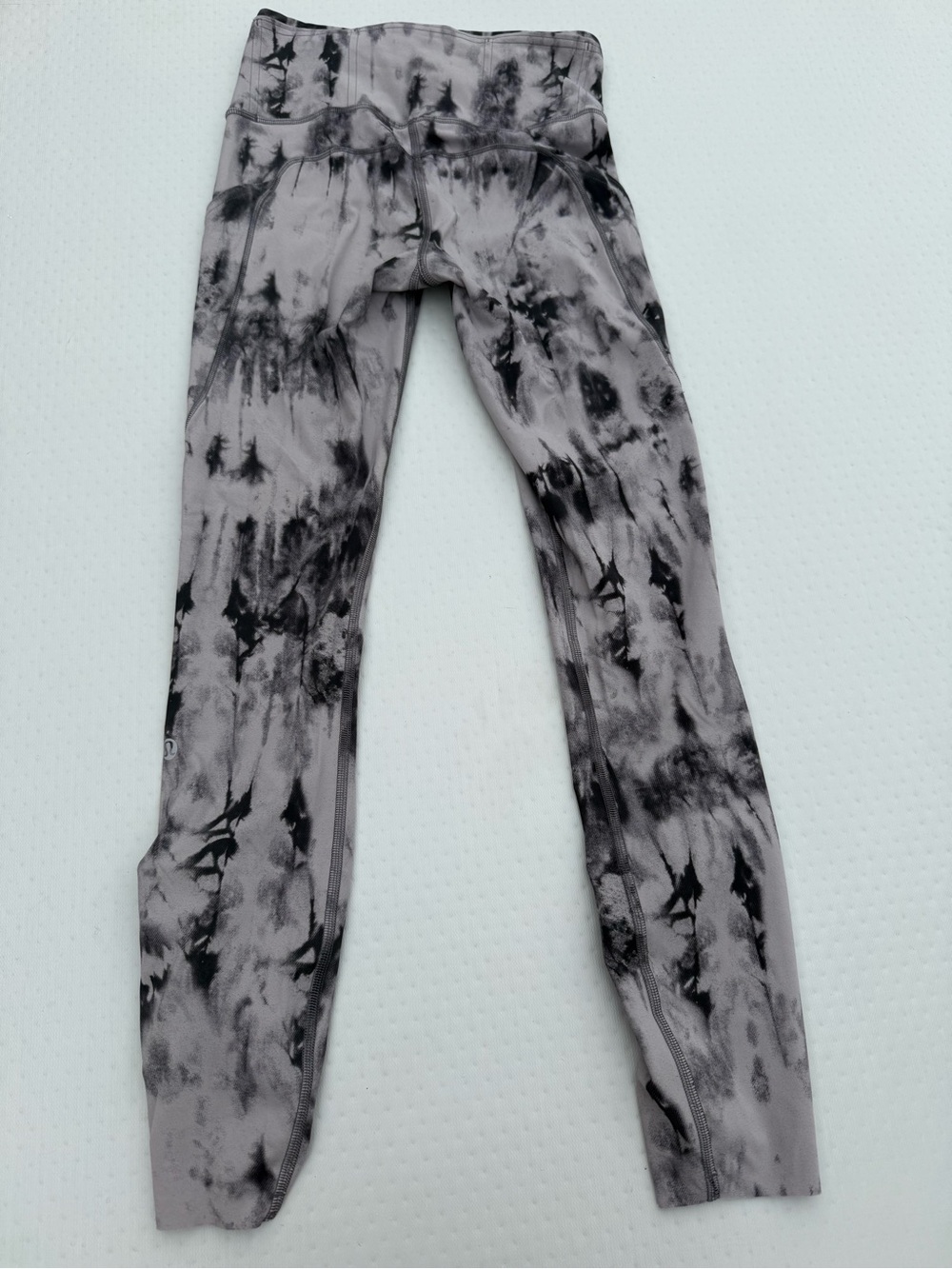 Lululemon Gray Tie-Dye Active Leggings